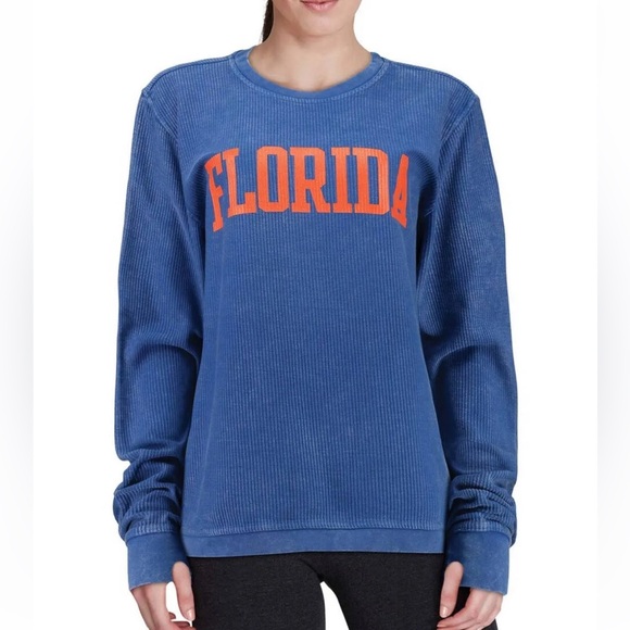 Blue Florida Women's Top - Picture 1 of 6